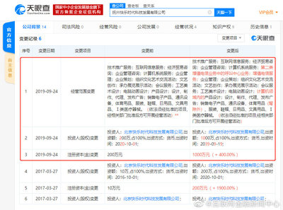 趣店全資控股公司調(diào)整經(jīng)營(yíng)范圍，新增呼叫中心及電信業(yè)務(wù)布局